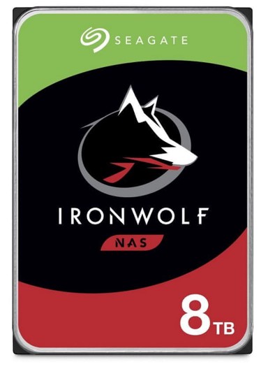 SEAGATE Tvrdi disk IronWolf, 3.5", 8 TB, SATA III, 256 MB cache, 7200 okr./min